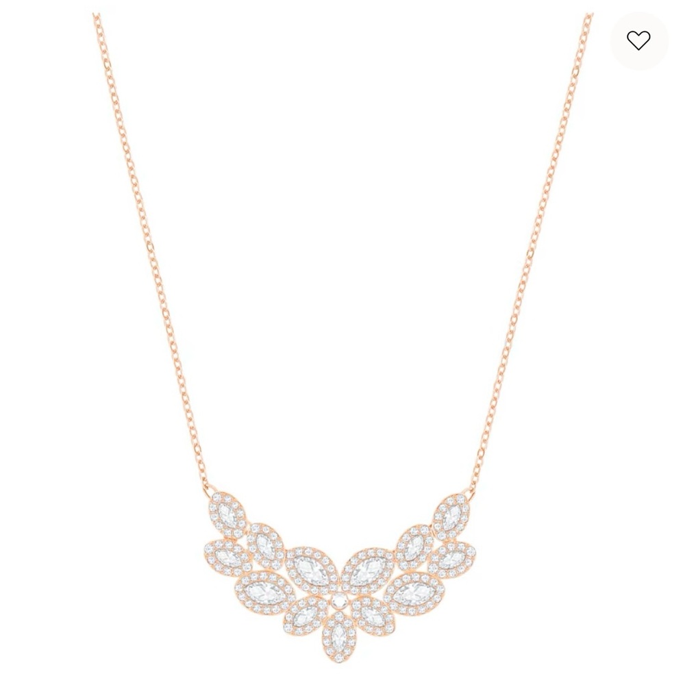 Swarovski Rose Gold Necklace